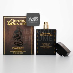 Captain Black of the pipe EDP by PAWERATI | کاپتان بلک اف‌د پیپ پاوراتی / گروه بویایی : چوبی معطر (Woody Aromatic) / طبع : گرم نام برند : پاوراتی  / کشور مبدأ : فرانسه/ غلظت :ادو پرفیوم