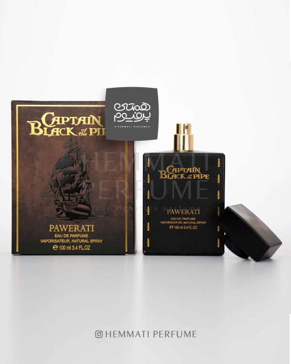 Captain Black of the pipe EDP by PAWERATI | کاپتان بلک اف‌د پیپ پاوراتی / گروه بویایی : چوبی معطر (Woody Aromatic) / طبع : گرم نام برند : پاوراتی  / کشور مبدأ : فرانسه/ غلظت :ادو پرفیوم