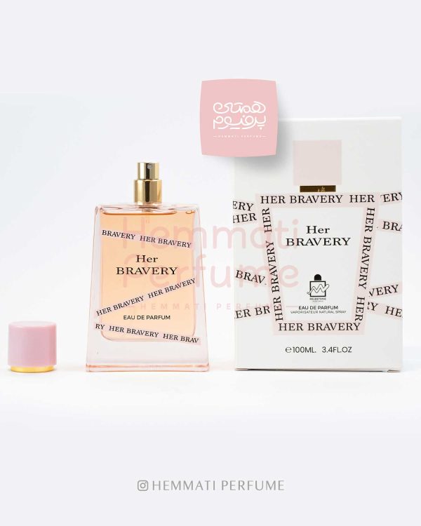 هر بریوری امپر | EMPER - HER BRAVERY / گروه بویایی :  گُل‌دار میوه‌ای (Floral fruity) / طبع : معتدل / نام برند : امپر/ کشور مبدأ : امارات / غلظت : ادو پرفبوم مناسب برای : بانوان / مناسب فصل : پاییز و زمستان / اسانس اولیه :بلوبری، توت سیاه، توت فرنگی ، تمشک ، گیلاس / اسانس میانی : بنفشه ، یاس / اسانس پایه :مشک ، کهربا، خزه درخت بلوط ، روایح چوبی