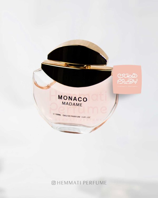 موناکو مادام امپر | EMPER - MONACO MADAME / گروه بویایی :  شرقی گُل‌دار (Oriental Floral) / طبع : معتدل / نام برند : امپر/ کشور مبدأ : امارات / غلظت : ادو پرفبوم مناسب برای : بانوان / مناسب فصل : پاییز و زمستان / اسانس اولیه : ترنج ، پرتقال، گریپ فروت / اسانس میانی : سرخالو، رز ، یاس / اسانس پایه : مشک ، وانیل ، نعناع هندی ، خس خس