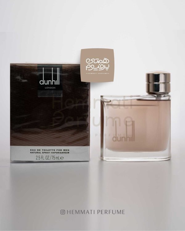dunhill | دانهیل قهوه‌ای / گروه بویایی : چوبی ادویه‌ای (Woody Spicy) / طبع : معتدل / نام برند : دانهیل / کشور مبدأ : انگلستان / غلظت : ادو تویلت/ مناسب برای : آقایان / مناسب فصل : چهار فصل
