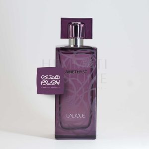 لالیک آمیتیس | LALIQUE - Amethyst / گروه بویایی :  گُل‌دار میوه‌ای (Floral fruity) / طبع : معتدل / نام برند : لالیک / کشور مبدأ : فرانسه / غلظت : ادو پرفبوم مناسب برای : خانم ها / مناسب فصل : چهار فصل / اسانس اولیه : انگور فرنگی سیاه، بلوبری، توت سیاه، شاه توت، توت فرنگی / اسانس میانی : رز ، گل یلانگ ، فلفل ، گل صدتومانی / اسانس پایه : مشک ، وانیل ، روایح چوبی