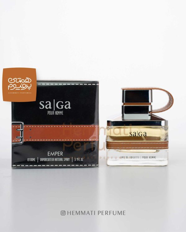Sa | Ga EDT by Emper | ساگا امپر / گروه بویایی : مدیترانه‌ای میوه‌ای (Chypre Fruity) / طبع : خنک / نام برند : امپر / کشور مبدأ : امارات / غلظت : ادو تویلت