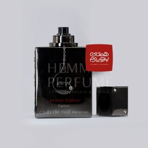 آرماف کلاب د نویت اینتنس لیمیتد ادیشن | ARMAF - Club De Nuit Intense Limited Edition / گروه بویایی : چوبی ادویه‌ای (Woody Spicy) / طبع : خنک/ بهترین مشابه: کرید اونتوس / نام برند : آرماف / کشور مبدأ : امارات / غلظت :پرفیوم مناسب برای : آقایان / مناسب فصل : چهار فصل / اسانس اولیه: ترنج ، لیمو ترش، سیب ، انگور فرنگی سیاه، آناناس / اسانس میانی : رز ، یاس، چوب درخت قان / اسانس پایه : مشک ، وانیل ، نعناع هندی ، عنبر