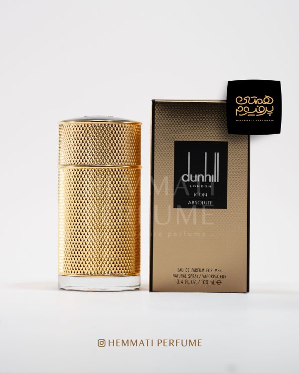 دانهیل آیکون ابسولوت (طلایی) | dunhill - Dunhill Icon Absolute / گروه بویایی :  چوبی ادویه‌ای (Woody Spicy) / طبع : گرم / نام برند : دانهیل / کشور مبدأ : انگلستان / غلظت : ادو پرفیوم مناسب برای : آقایان / مناسب فصل : پاییز و زمستان / اسانس اولیه: ترنج ، فلفل / اسانس میانی : رز ، یاس، زعفران / اسانس پایه : چرم ، تنباکو ، عود